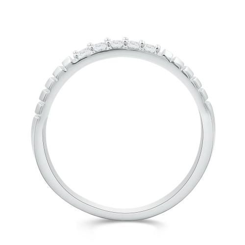 Love Spell Lab-grown Diamonds 5-stone Anniversary Band 0.25 Ct. T.w. in Sterling Silver