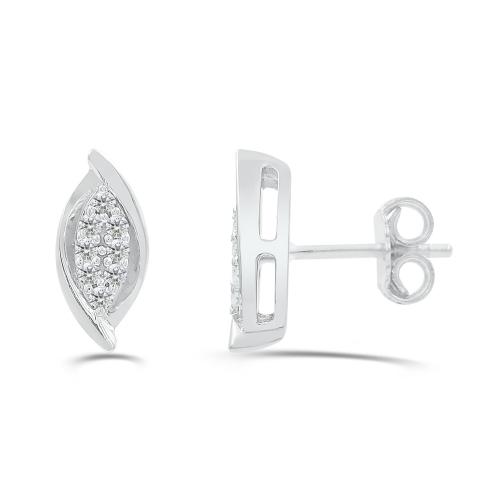 Love Spell Lab-grown Diamonds Marquise Composite Studs 0.15 Ct. T.w. in Sterling Silver