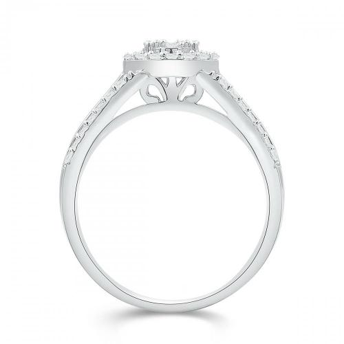 Love Spell Lab-grown Diamonds Serpent Ring 0.30 Ct. T.w. in Sterling Silver