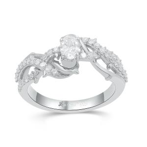 Love Spell Lab-grown Diamonds Infinity Ring 0.75 Ct. T.w. in Sterling Silver