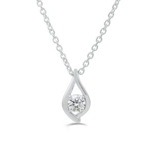 Love Spell Lab-grown Diamonds Pendant 0.30 Ct. T.w. in Sterling Silver