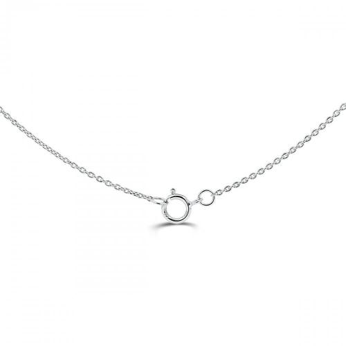 Bella by Ovani® Letter Initial "P" Necklace 0.30 Ct. T.w. in 10K White Gold