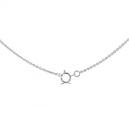 Bella by Ovani® Letter Initial "F" Necklace 0.35 Ct. T.w. in 10K White Gold