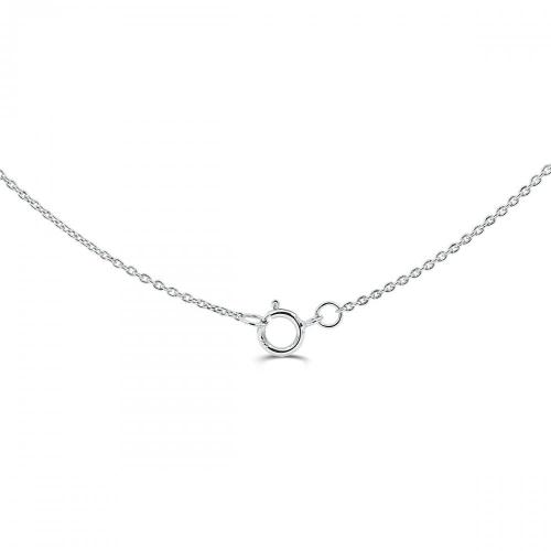 Bella by Ovani® Letter Initial "E" Necklace 0.30 Ct. T.w. in 10K White Gold