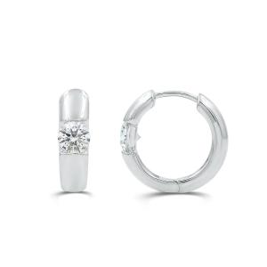 Love Spell Lab-grown Diamonds Hoops 1 Ct. T.w. in Sterling Silver
