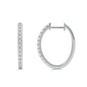 Love Spell Lab-grown Diamonds Hoops 0.65 Ct. T.w. in Sterling Silver