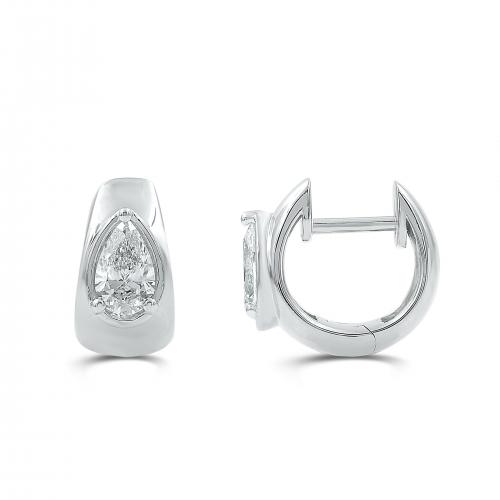 Love Spell Lab-grown Diamonds Hoops 1 Ct. T.w. in Sterling Silver