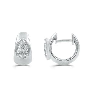 Love Spell Lab-grown Diamonds Hoops 1 Ct. T.w. in Sterling Silver