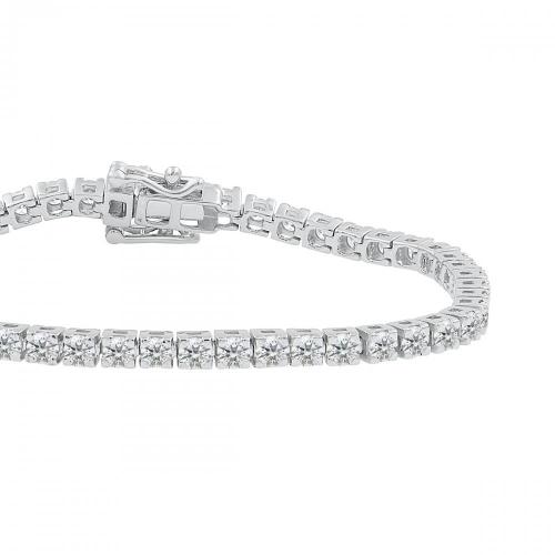Love Spell Lab-grown Diamonds Tennis Bracelet 5 Ct. T.w. in Sterling Silver