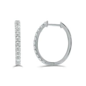 Love Spell Lab-grown Diamonds Hoops 1 Ct. T.w. in Sterling Silver