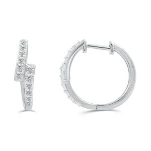 Love Spell Lab-grown Diamonds Hoops 0.50 Ct. T.w. in Sterling Silver