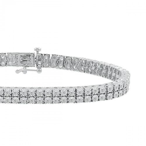 Love Spell Lab-grown Diamonds Tennis Bracelet 1.85 Ct. T.w. in Sterling Silver