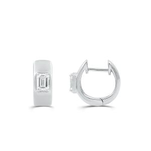 Love Spell Lab-grown Diamonds Hoops 1 Ct. T.w. in Sterling Silver