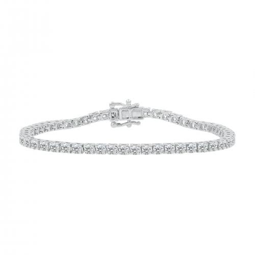 Love Spell Lab-grown Diamonds Tennis Bracelet 4.65 Ct. T.w. in Sterling Silver