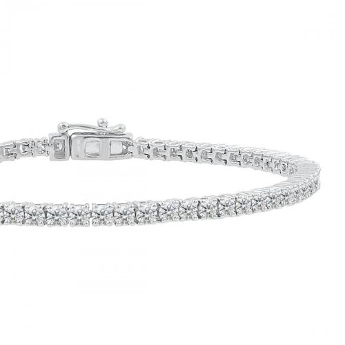 Love Spell Lab-grown Diamonds Tennis Bracelet 4.65 Ct. T.w. in Sterling Silver