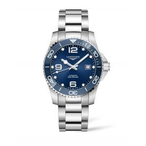 HydroConquest 41mm Blue Dial and ceramic Automatic Diving Watch